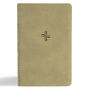 CSB Single-Column Personal Size Bible, Digital Study Edition, Sage SuedeSoft LeatherTouch