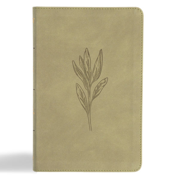 KJV Thinline Bible, Sage SuedeSoft LeatherTouch
