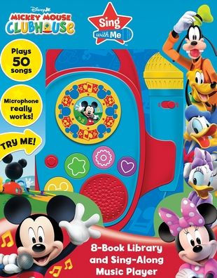 Disney Junior Mickey Mouse Clubhouse: Sing with Me 8-Book Library and Sing-Along Music Player