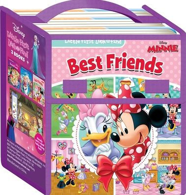 Disney Princess, Frozen, Minnie: Little First Look and Find 3-Book Set