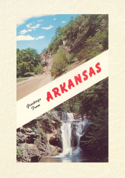 Vintage Lined Notebook Greetings from Arkansas