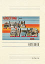 Vintage Lined Notebook Greetings from Fall River, Mass.