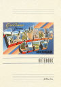 Vintage Lined Notebook Greetings from Traverse City