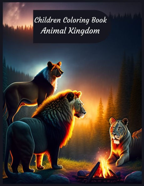 Animal Kingdom Children's Coloring Book: Children's Coloring Book