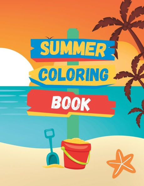 Children's Summer Coloring Book