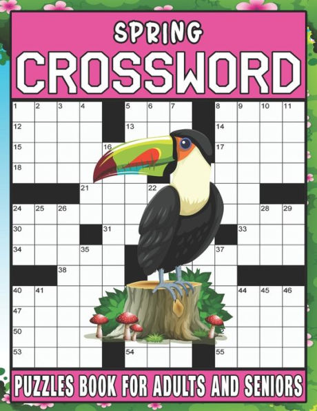 Spring Crossword Puzzles Book For Adults And Seniors: A Seasonal Challenge for Puzzle Lovers