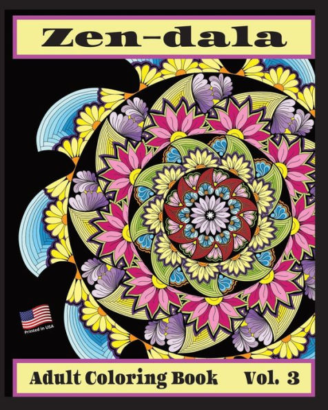 Zen-dala: Adult Coloring Book V3