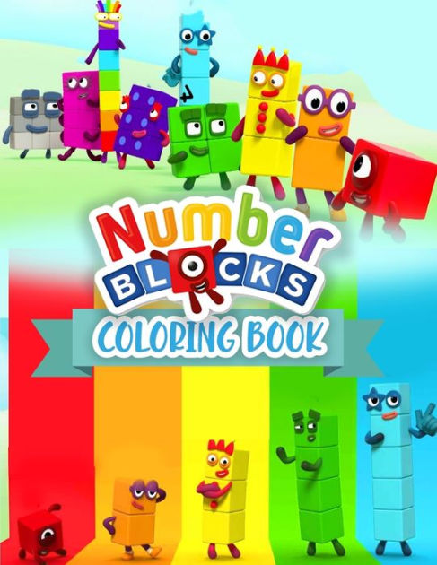 Number Blocks Coloring Book: Count & coloring With Quality Fun Pages 4 ...