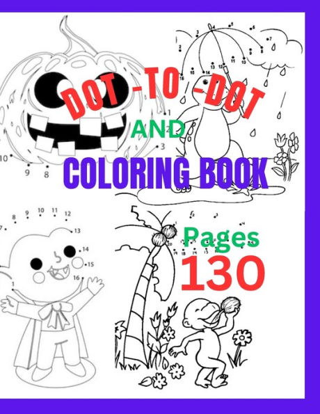 Dot-To-Dot and Coloring Book