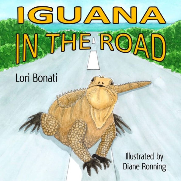 IGUANA IN THE ROAD