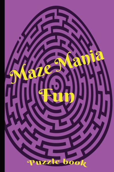 Maze Mania puzzle book: 30-pages of mazes
