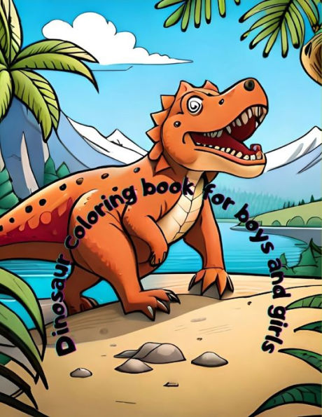 Dinosauro coloring book for boys and girls