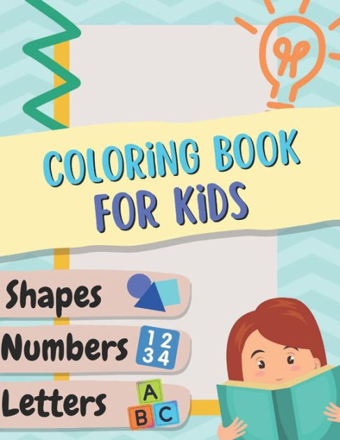 Coloring book for kids (shapes, numbers and letters) by Diego Esteban ...