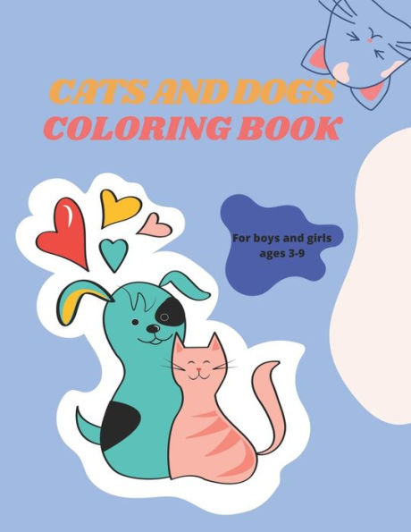 Dogs and Cats Coloring Book