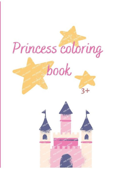 Princess colouring book
