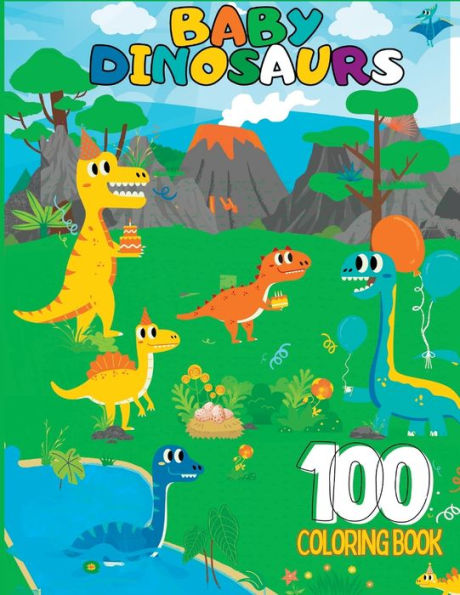 Dinosaur Coloring Book for Kids: Great Gift for Boys & Girls, Ages 2-8