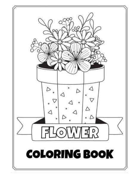 Flower Colouring book