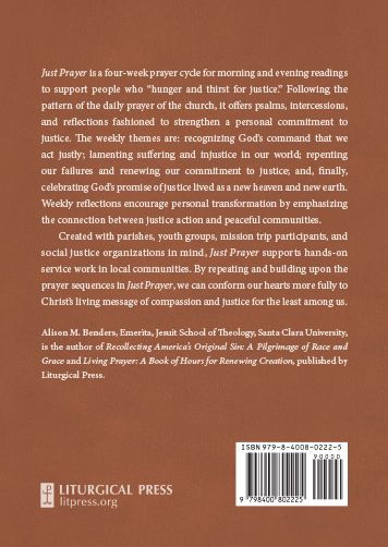 Just Prayer: A Book of Hours for Peacemakers and Justice Seekers