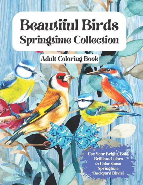 Beautiful Birds Adult Coloring Book
