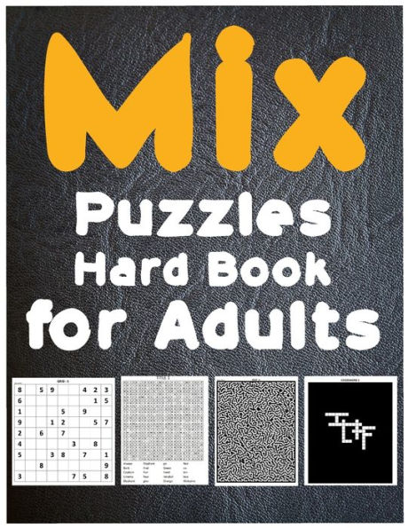 Mix Puzzles Book for Adults