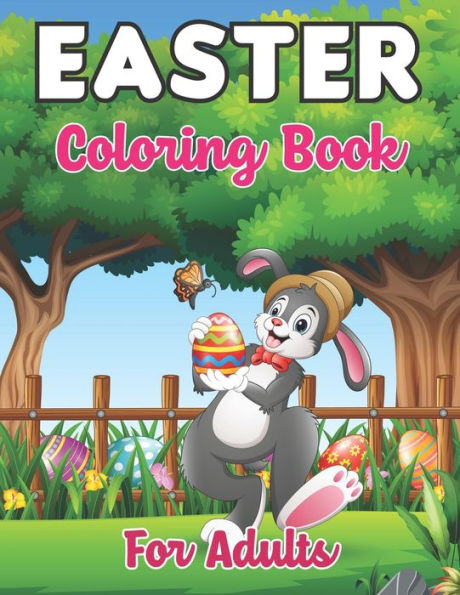 Easter Coloring Book for Adults: An Adult Coloring Book With Beautiful Easter Egg Mandala Designs for Stress relieving & Relaxation