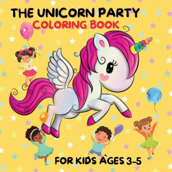 THE UNICORN PARTY COLORING BOOK