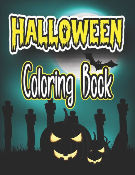 Halloween Coloring Book: New and Expanded Edition, 50 Unique Designs, Jack-o-Lanterns, Witches, Haunted Houses, and More
