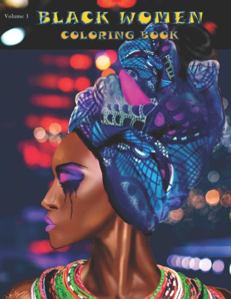 Black Women Coloring Book: VOLUME 3