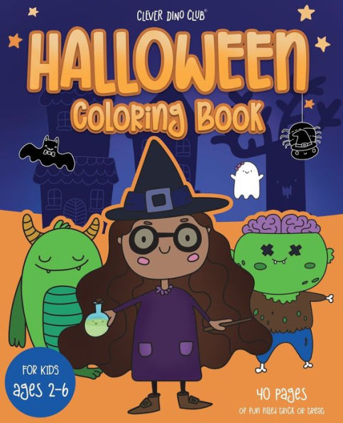 Halloween Coloring book for kids: 40 pages of fun filled Trick or Treat
