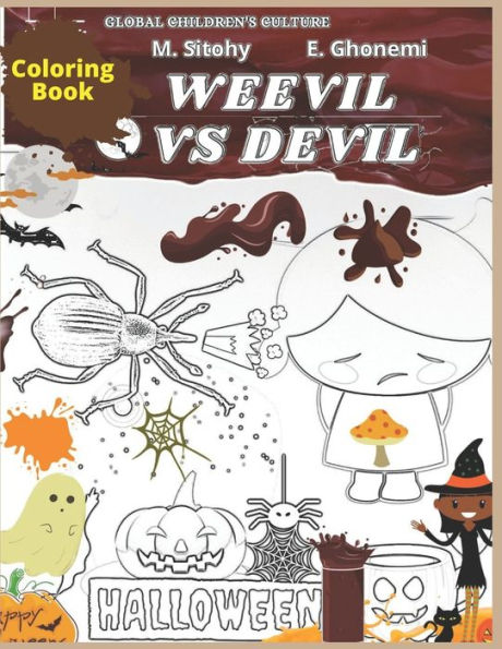 Weevil vs Devil Coloring Book: Learn, Read, Color, Relax and Funny Activity Book