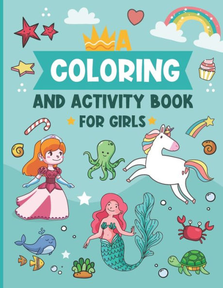 Coloring and Activity book for girls