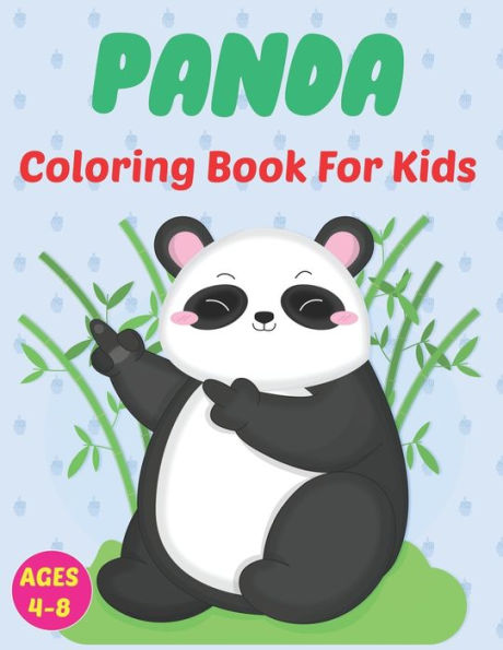 Panda Coloring Book for Kids: A Animal Coloring book Great Gift for Boys & Girls, Ages 4-8 Boys and Girls. Vol-1