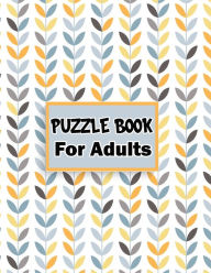 Title: Puzzle book for adults: 80 Mixed puzzle book - Soduko, word search, CodeWord and Kriss Kross 102 pages, Author: Zoubir King