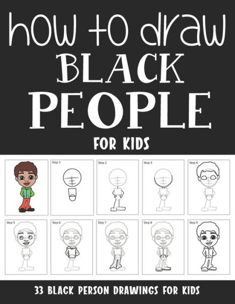How to Draw Black People for Kids