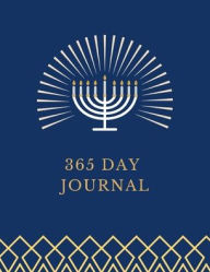 Title: Jewish Menorah Blank Journal for Daily Reflections: 1 Year Diary Book, Author: Books That Help