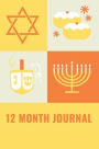 Jewish 12 Month Lined Journal: Be the Best Version of Yourself in One Year