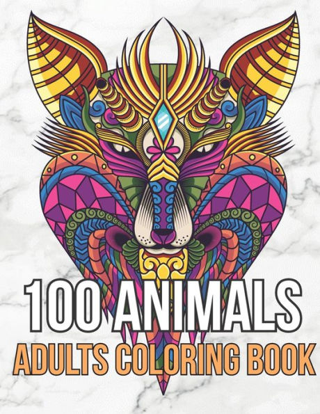 100 Animals: Adult Coloring Book by Publications LLC, Paperback ...