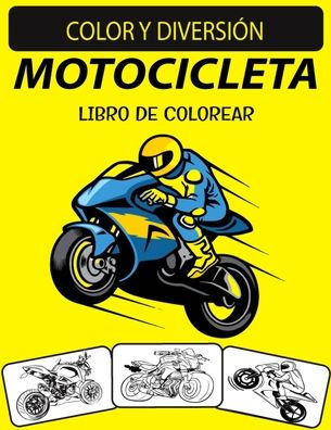 MOTOCICLETA LIBRO DE COLOREAR: Libro de colorear de motocicletas de diseños únicos de edición nueva y ampliada para adultos