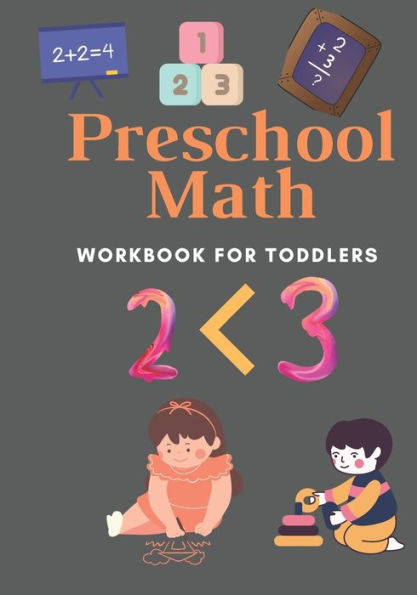 Preschool Math Workbook For Toddlers: Math Activity Book ,Book with Number Tracing and Matching Activities for kids ages 4-8,Timed Tests