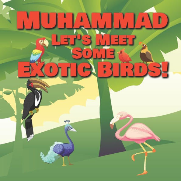 Muhammad Let's Meet Some Exotic Birds!: Personalized Kids Books with Name - Tropical & Rainforest Birds for Children Ages 1-3