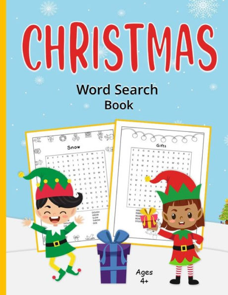 Christmas Word Search Book: 50 Uniquely Themed Puzzles For Kids Ages 4+