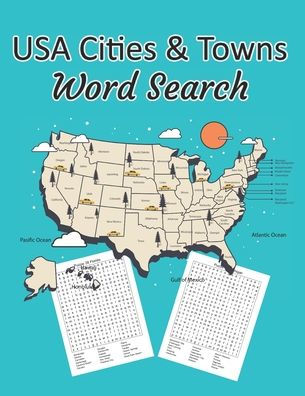 USA Cities & Towns Word Search: United States word find puzzles
