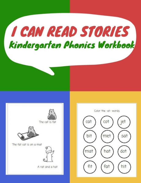 I Can Read Stories: Kindergarten Phonics Workbook