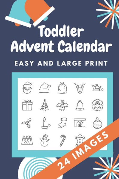Toddler Advent Calendar: Countdown to Christmas Advent Calendar For Kids - Gift for Christmas - Activities for Children Preschoolers - Toddler stocking stuffers
