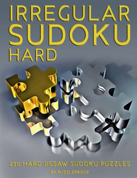 Irregular Sudoku: Hard Jigsaw Sudoku Puzzles. Total 250 Irregularly Shaped Sudokus. Big Size Puzzles For Easier Solving, Two On Each Page. Solutions To Puzzles Included.