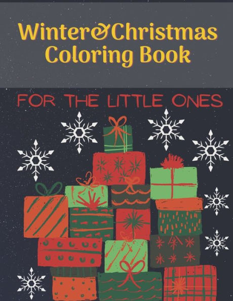 Christmas&Winter Coloring Book: Activity Book for the Little Ones Coloring book for Kids Christmas gift for children 38 different designs