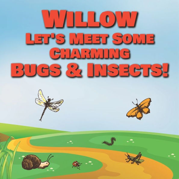 Willow Let's Meet Some Charming Bugs & Insects!: Personalized Books with Your Child Name - The Marvelous World of Insects for Children Ages 1-3