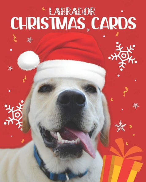 Labrador Christmas Cards: Photo Frame Greetings Cards In Pack & Handbook Gift For Labrador Retriever Lovers