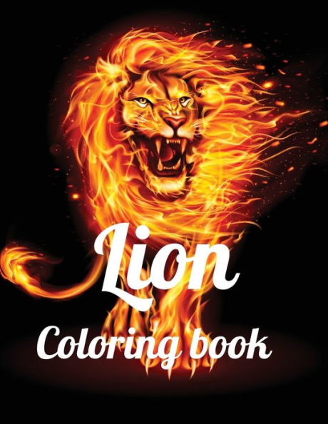 Lion coloring book: A Coloring Book Of 35 Lions in a Range of Styles and Ornate Patterns