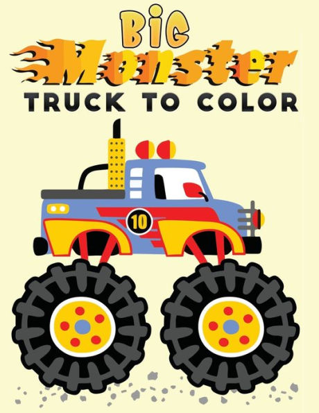 big monster truck to color: Fun, Easy, and Relaxing Monster Trucks To Draw